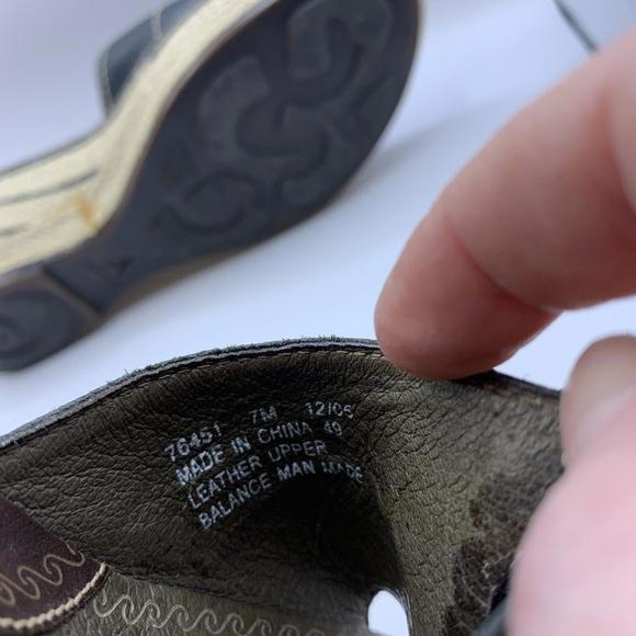 Clarks Artisan Women Black Espadrille Rope Wedge Sandal Shoe Size 7M - Picture 9 of 10